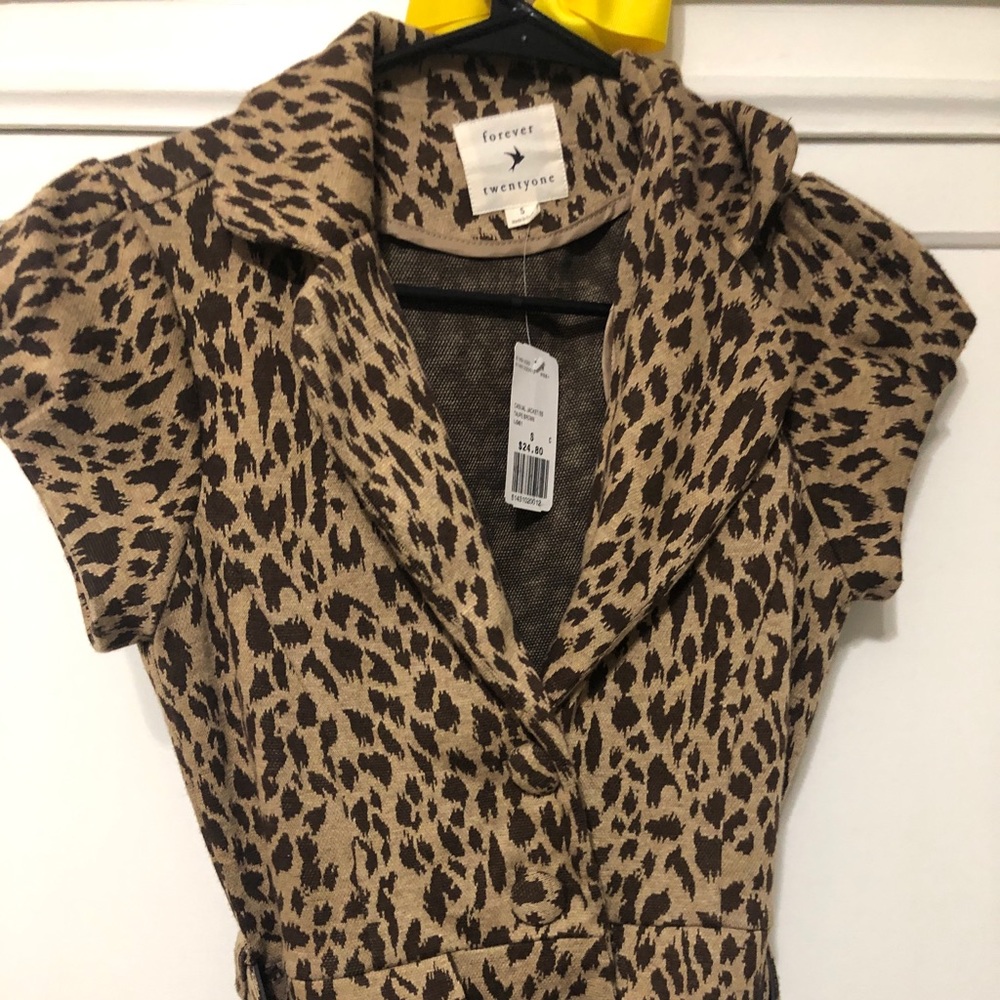 Cute jacket brown and black